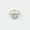 Diamond 18k CD 0.70ct D 0.98ct Engagement Ring