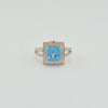 Diamond 18k BT 2.9ct D 0.54ct Ring