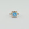 Diamond 18k BT 2.9ct D 0.54ct Ring