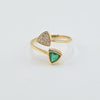 Diamond 14k E 0.36ct D 0.07ct Ring
