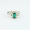 Diamond 18k E 1.46ct D 0.65ct Engagement Ring