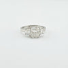 LD 651491062 CD 2.09ct D 3.11ct Cushion Cut Ring