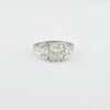 LD 651491062 CD 2.09ct D 3.11ct Cushion Cut Ring