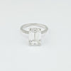 LD 62548193 CD 5.03ct D 5.34ct Eme Cut Ring