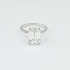 LD 62548193 CD 5.03ct D 5.34ct Eme Cut Ring