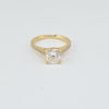 LD 710511095 CD 2.04ct D 2.38ct Square Cushion Ring