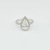 LD 626447120 CD 2ct Pear Halo Ring