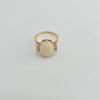 Diamond 18k D 0.20ct Opal Ring