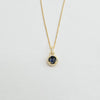 Diamond 18k D- Sapphire Necklace