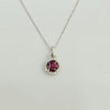 Diamond 18k D- Ruby Necklace
