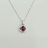 Diamond 18k D- Ruby Necklace