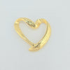 18k Large Heart Pendant 2.7 g