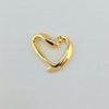 18k Large Heart Pendant 2.5 g