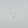 18k Heart and Beads Necklace 1 g