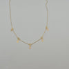 18k Teardrop Charm Necklace 0.9 g