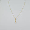 18k 2Hearts Thin Necklace 0.9g