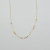 18k Luna Beads Thin Necklace 0.7 g
