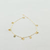 18k Star Charm Thin Bracelet 0.5g
