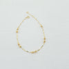 18k Beaded Link Thin Bracelet 0.4g