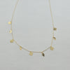 18k Diamond Shape Charmed Necklace 0.8g