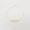 18k Love Infinity Bracelet 0.50g
