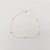 18k Mini Beads Bracelet 0.8g