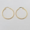 18k Hoop 28mm Earrings 2g