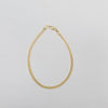 18k Curb Chain 3mm Bracelet 2g