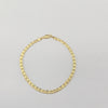 18k Mini Figaro 3mm Bracelet 2.5g