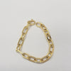 18k Solid Paperclip Chain Bracelet 10.9g