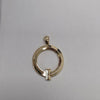 18k Golden Halo Pendant 2.6g