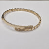 18k Serpentine Link S17 Bangle 9.4g