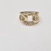 18k Golden Coil S8 Ring 3.2g