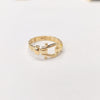 18k Golden Buckle S8 Ring 2.7g