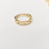 18k Golden Woven S7.5 Ring 2.6g