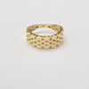 18k Golden Weave S7.25 Ring 3.5g
