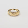 18k Woven Gold S7 Ring 2.9g