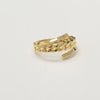 18k Gold Chain Twist S7.5 ring 3.8g