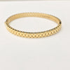 18k Watch Bracelet 6mm S18 Bangle 15.2g