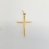 18k Sleek Gold Cross Pendant 1.4g