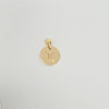 18k Gemini Round Pendant 0.50 g