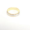 18k 2Tone Harmony S6.75 Ring 2.3g