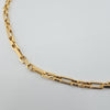 18k Paperclip Greek Chain 19.4g