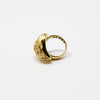 Cuore di Roma - 18KT yellow gold and crystal ring