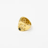 Foglia d'oro - 18KT gold and crystal ring