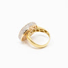 Oro di cristallo - 18 Kt Gold & crystal ring