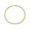 18k Figaro 5mm Bracelet 2.07g