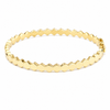 18k Honey Comb Bangle 7.8g