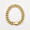 18k Gold Curb 8mm Bracelet 12.4g