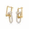 18k Hardwear Crystal Earring 5.6g